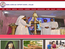Tablet Screenshot of mariaagnesschool.com